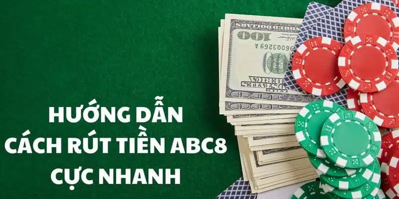 Nội dung các bước thực hiện rút tiền ABC8